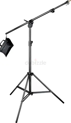 MANFROTTO COMBI BOOM STAND BLACK Maximum Height 3.9M