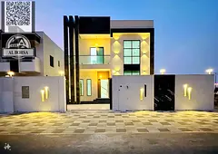 🏠 Villa for rent in Al Helio, Ajman, corner unit - 4 master bedrooms, majlis and living room