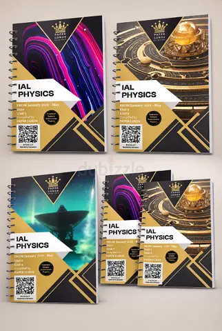 IAS/IAL/IGCSE Edexcel Past Paper Booklets (Freshly Manufactured On Order)