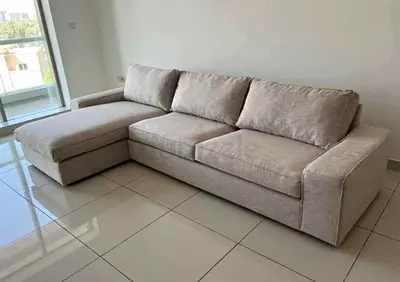 Great Condition Ikea Kivik L Shape Sofa Beige