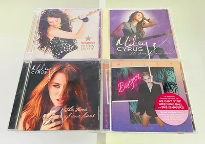 4 Miley Cyrus Music CD’s