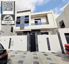 🏠Villa for rent – ​​Al Bahiyah area, Ajman – 5 master bedrooms, living room, majlis, maid