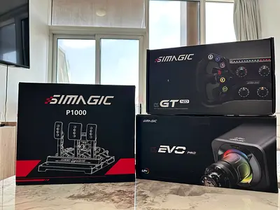 Simagic Evo Pro 18 + P1000 Pedals + GT Neo Wheel — Full Simracing Bundle