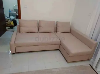 L shape sofa bed with storage