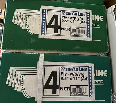 Sinar Line NCR Paper - 9.5 x 11 (A4) - 4 Ply