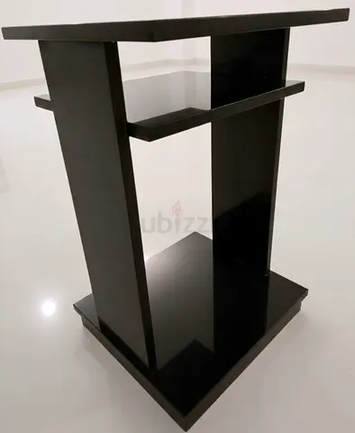 Black marble table