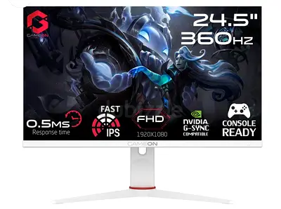 Gameon Arctic Pro Series 24 FHD Gaming Monitor – 360Hz
