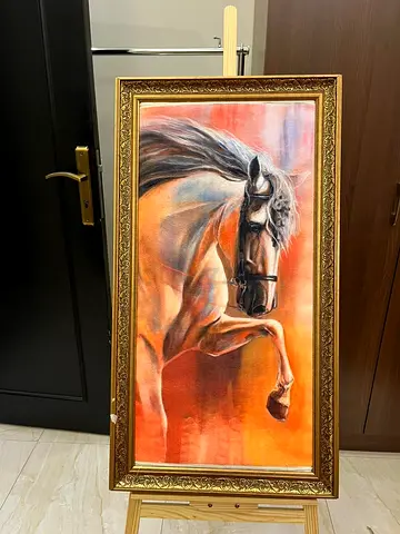 Beautiful Framed Iranian Carpet Poster - Medium