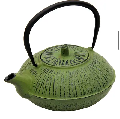 Cast Iron Teapot Japanese Asian Style with Stainless Steel Infuser