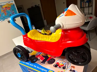 VTech 3-In1 Ride With Me Motorbike Walker Ride On