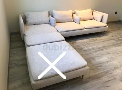 Selling in excellent Condition Ikea Sodhremn L Shape Sofa Beige