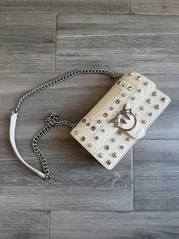 Pinko White Handbag