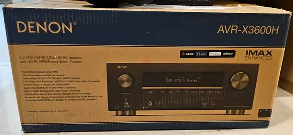 Denon AVR-X3600H 9.2-Channel AV Receiver – Brand New  Sealed