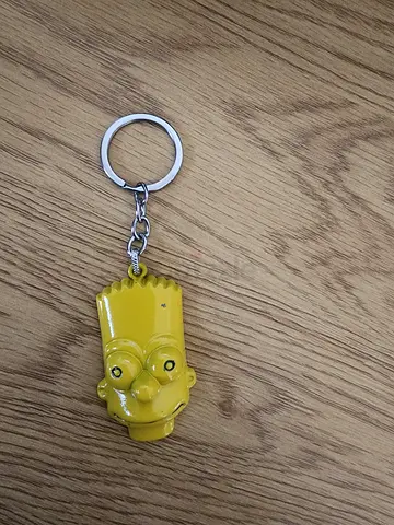 Metal bart simpson 6x3.5 cm keychain