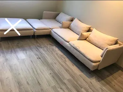 Great Condition Ikea Sodhremn L Shape Sofa