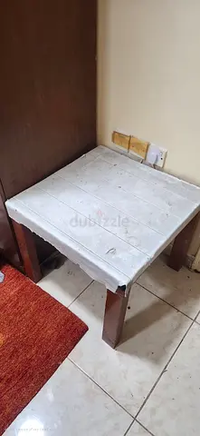 Sturdy Wooden Side Table with Rustic Charm