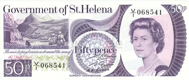 SAINT HELENA 50 PENCE BANKNOTE 1979