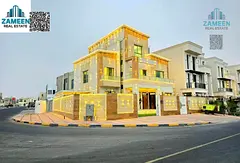 6 master rooms majles and living room in zahya Land area 4500 sq , building area 4300 sq m, corner p