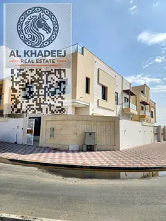 A distinctive villa for rent in the Al Yasmin area, a quiet location close to all services, suitable
