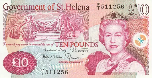 SAINT HELENA 10 POUNDS BANKNOTE 2012