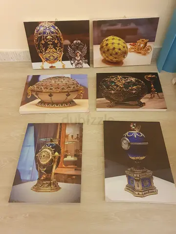 Fabrege Eggs Art Canvas