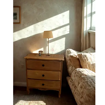 Charming Wooden Nightstand