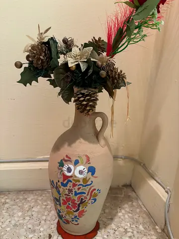 Flower Pot with fake flowers