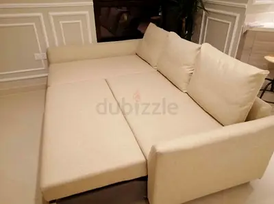 Comfortable Corner Sofa bed in Beige