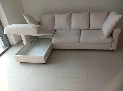 Looks great Condition Ikea Gronlid Sofa Bed with Storage