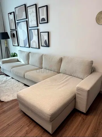 Great Condition Ikea Vimle L Shape Sofa Beige With storage
