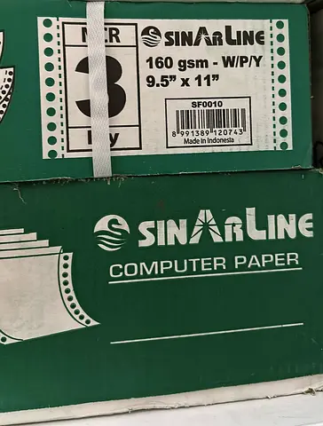 Sinarline Computer Paper - High Quality 160 GSM