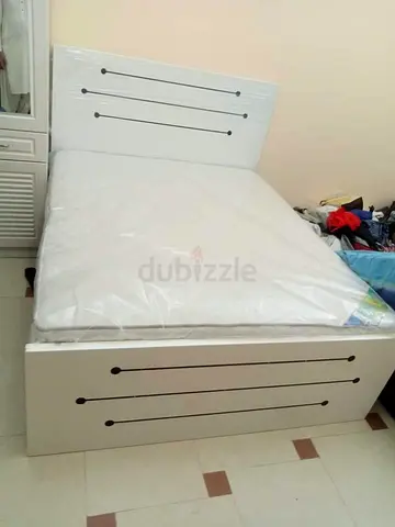 Queen size Bed with mattress. Same day delivery available