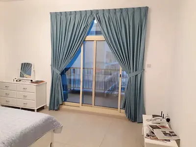 Elegant Blue Curtains for a Serene Look