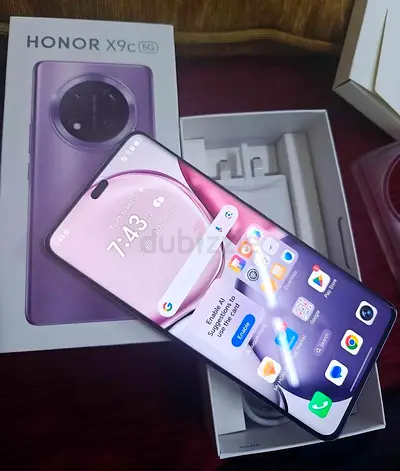 Honor x9c
8gb ram 256gb memory dual sim cards neat and clean with 1 year warranty on