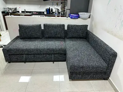 IKEA Friheten Sofa-Bed With Storage Dark Gray