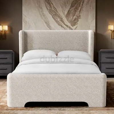 Elegant and Cozy Bed Frame with Soft Upholstery