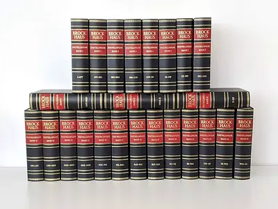 32 Brock Haus books Collection in German language