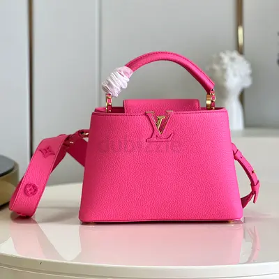 Louis Vuitton Capucines Handbag in Taurillon Leather With Tufted Monogram