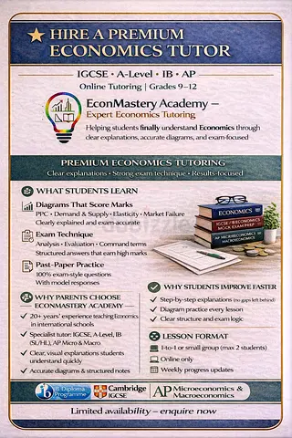 Mock Exam and Final Exam Prep - (IGCSE • A-Level • IB • AP) - Premium Economics Tutor
