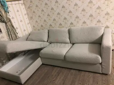 Ikea Vimle L Shape Sofa Beige with storage