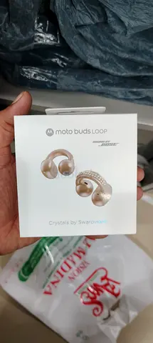 Moto buds loop swaroski
