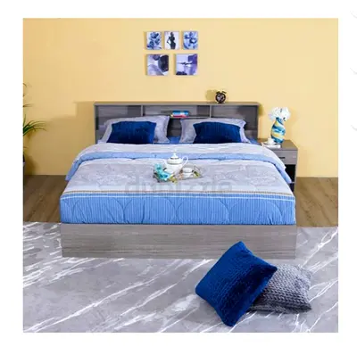 Elegant and Cozy Queen Bed Set with Stylish Storage
