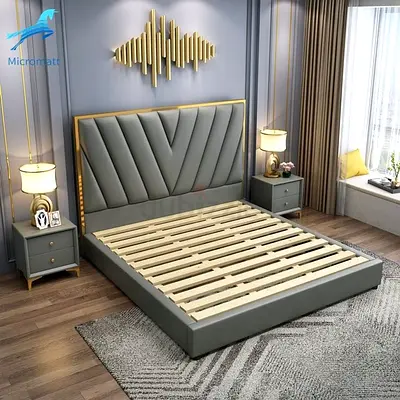 Elegant Modern King Size Bed