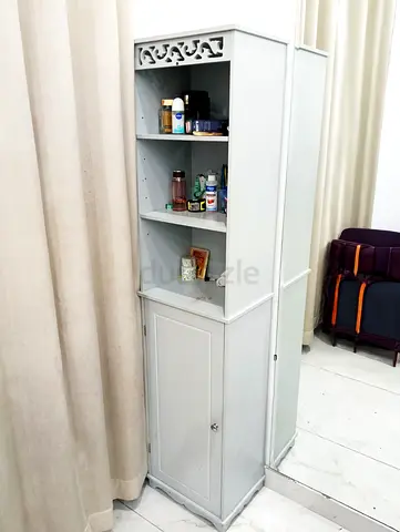 Dresser stand from Home Centre  - perfect for small space - very convinient - light Grey color