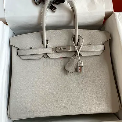 Hermes Birkin 35 Retourne in Pearl Grey Epsom Calfskin