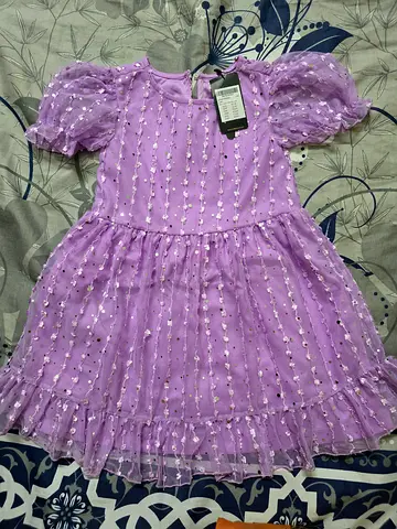 Charming Purple Dress for Girls
