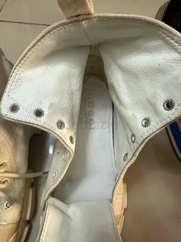 Gucci Cream High-Top Sneakers size 35/36