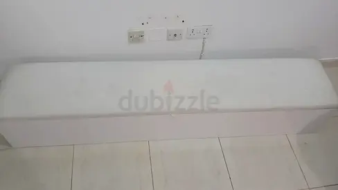 Elegant White Storage Bench