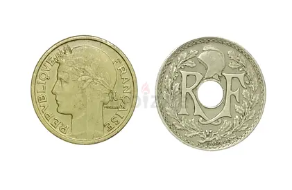 France 1930/40 Vintage Coin Set