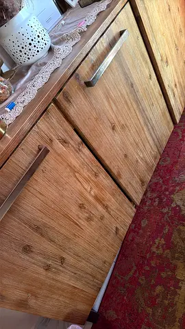 Stylish Wooden dinning table with buffet table
